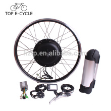 Kit de conversion de vélo électrique à moteur de moyeu bafang 500 W avec batterie à tube diagonal